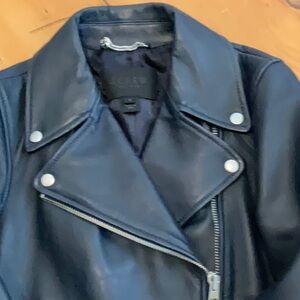J Crew Collection Leather Motorcycle Jacket